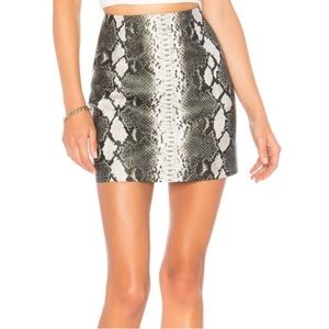Snake print BTW skirt